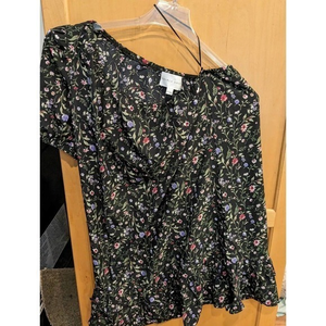 French Grey Dress Womens Short Sleeve‎ Stitch Fix Pullover single arm Medium